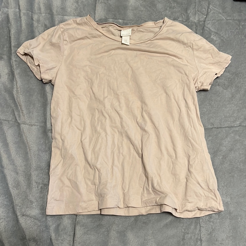 Cream Basic Tee